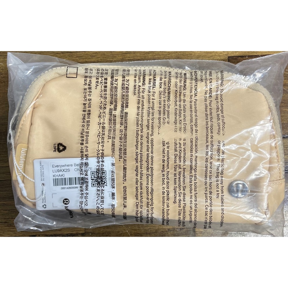 Lululemon Everywhere Belt Bag 1L Khaki‎ Tan Fanny Pack LU9AX2S NWT
